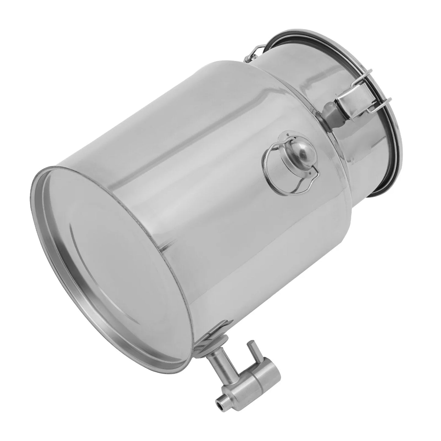 10L/2.64 Gal 304 Stainless Steel Beverage Dispenser with Spigot Beverage Carrier and Practical Faucet for Storing Liquid Products