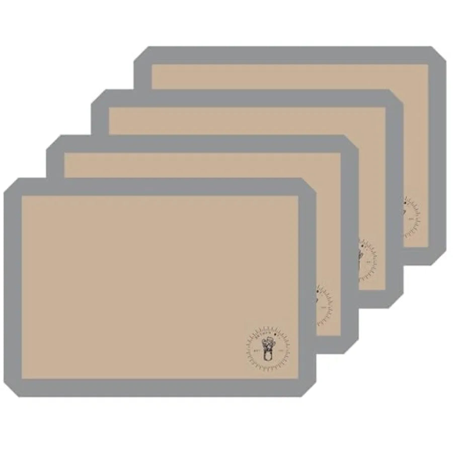 Silicone Baking Mats Non Stick Oven Safe Pack Of 10