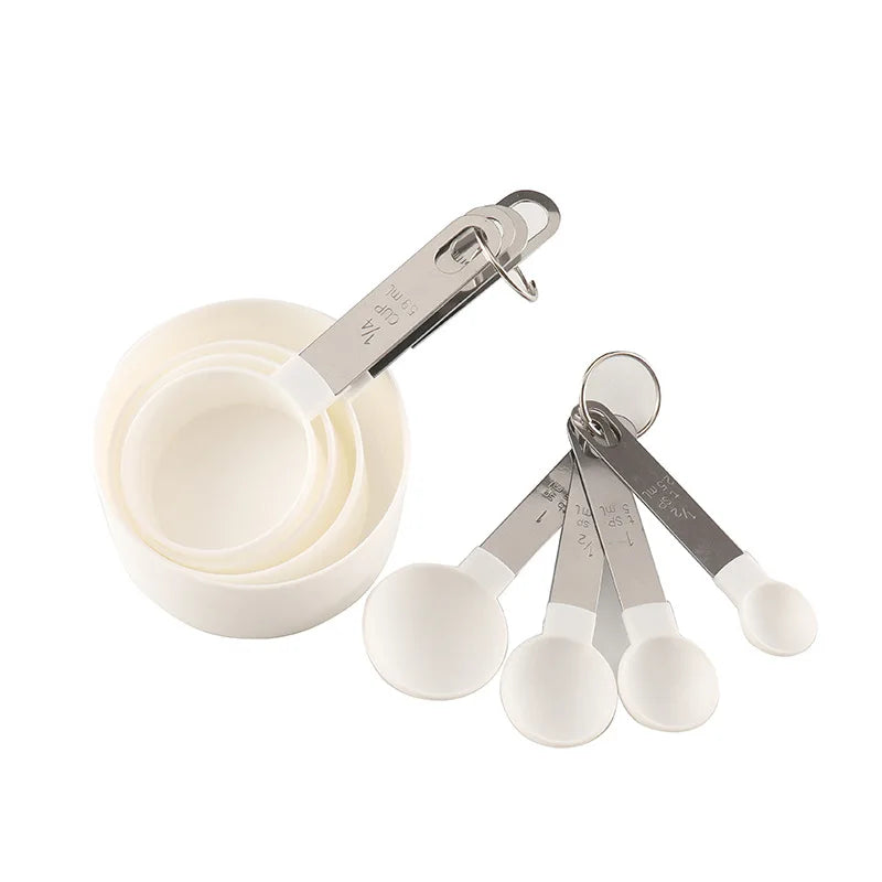 8Pcs Measuring Cups And Spoons Set For Baking And Cooking