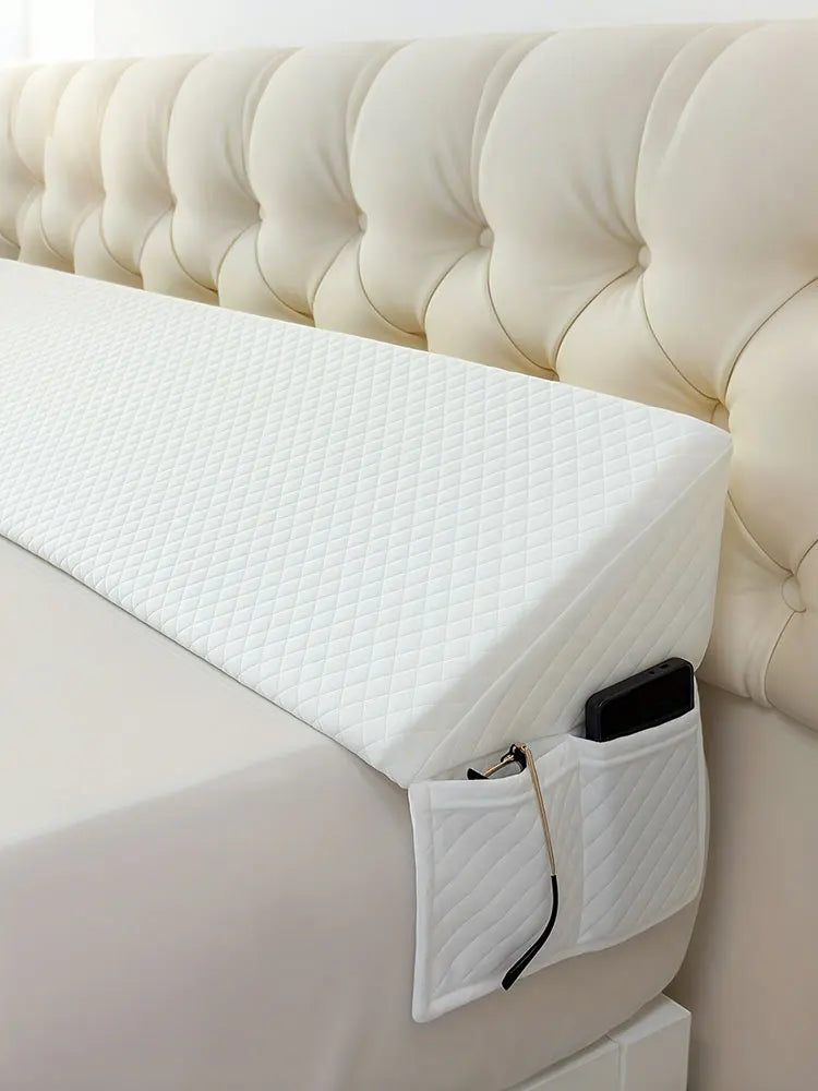 NONECN Bed Wedge Pillow Memory Foam Adjustable For Back Support