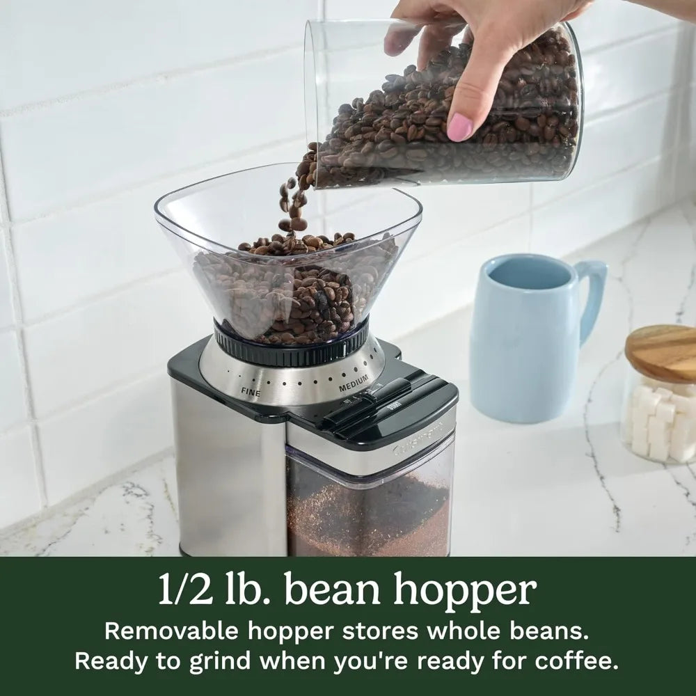Cuisinart Coffee Grinder, Electric One-Touch Automatic Burr Coffee Grinder with 18-Position Grind Selector