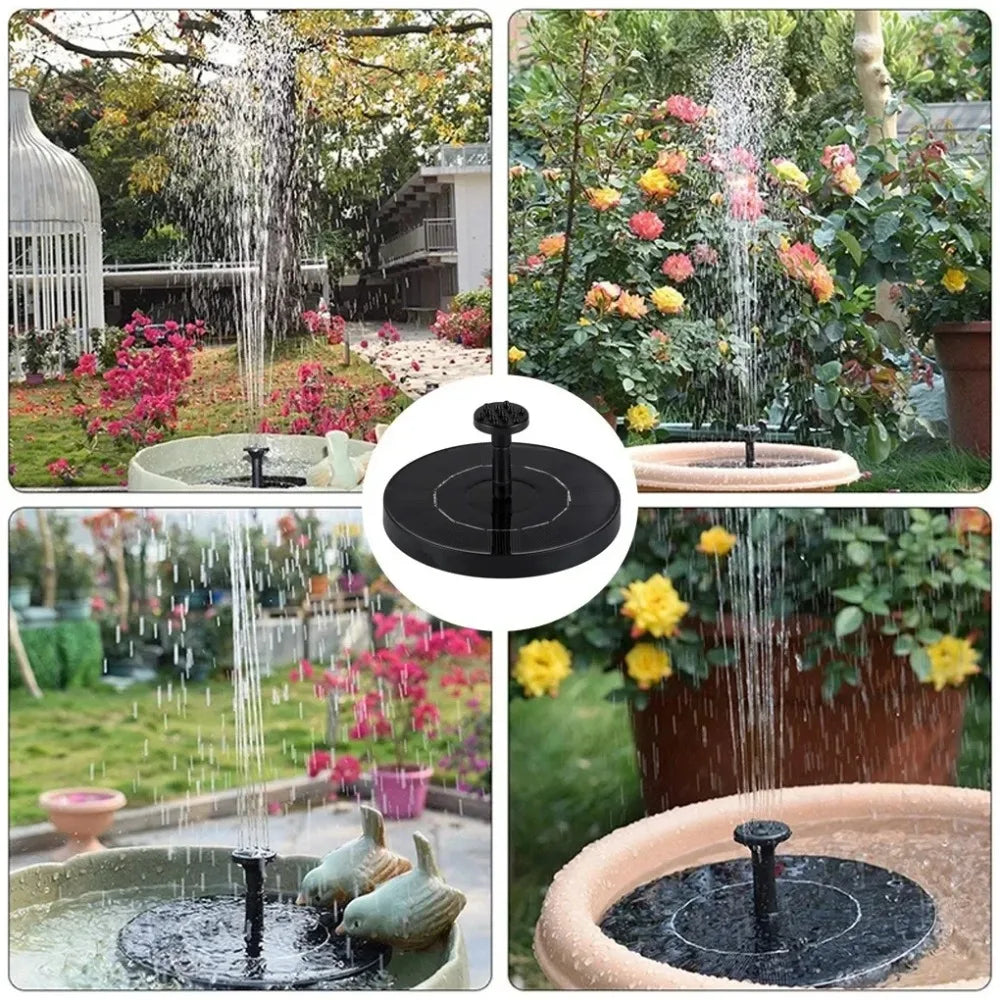 UPWORK Solar Powered Water Fountain Mini Floating Pump for Birdbath