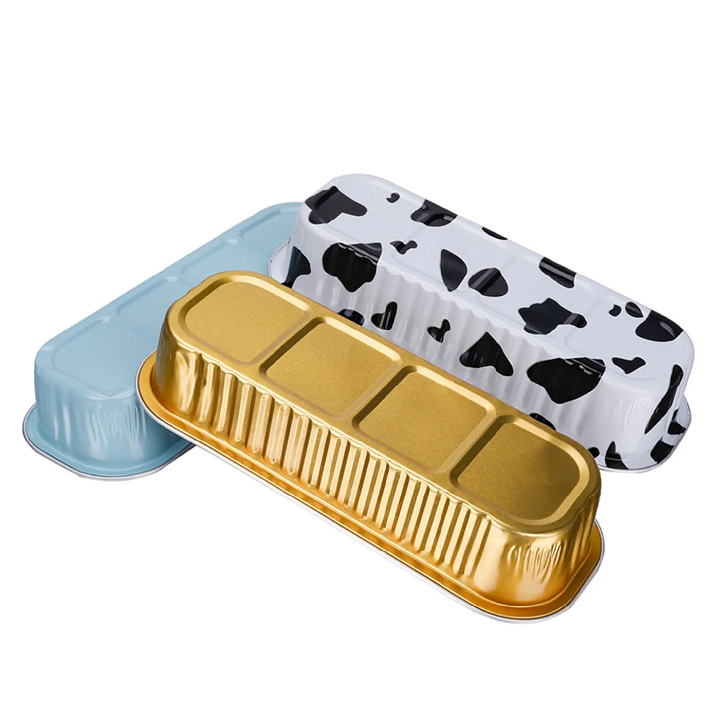 Disposable Mini Loaf Baking Pans Oven Safe Cookware Trays