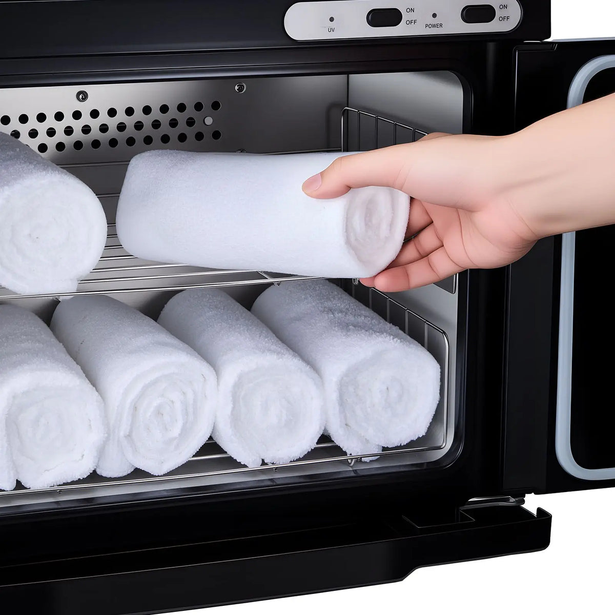 Commercial Hot Towel Warmer Cabinet With Stainless Steel Racks