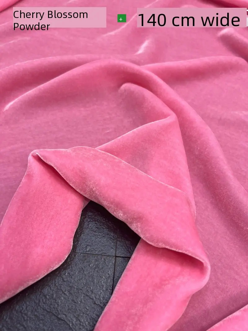NONECN Mulberry Silk Velvet Fabric for High End Dresses