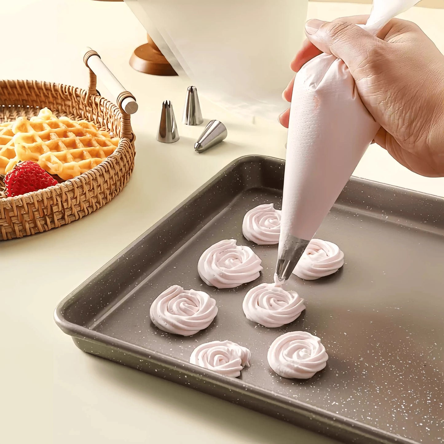Thick Disposable Piping Bags For Baking Icing And Cake Decorating