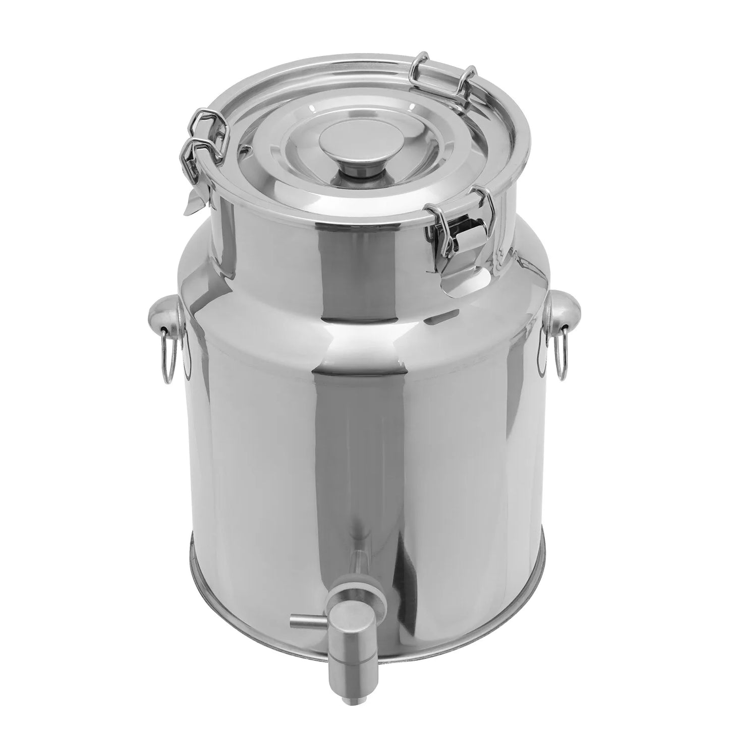 10L/2.64 Gal 304 Stainless Steel Beverage Dispenser with Spigot Beverage Carrier and Practical Faucet for Storing Liquid Products