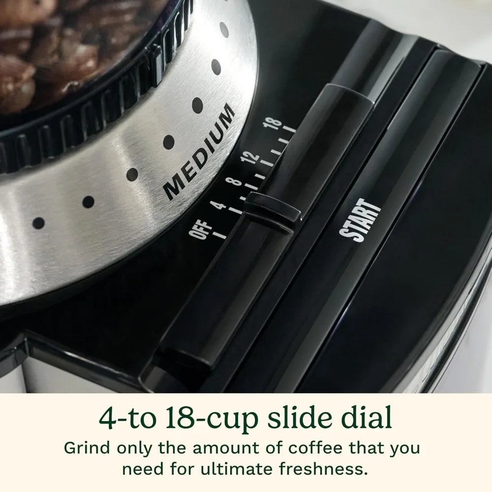 Cuisinart Coffee Grinder, Electric One-Touch Automatic Burr Coffee Grinder with 18-Position Grind Selector