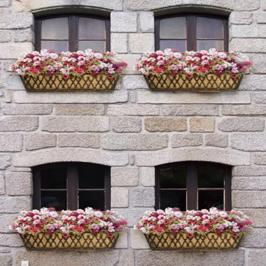 Window Boxes Planters Railing Planter Box With Adjustable Brackets