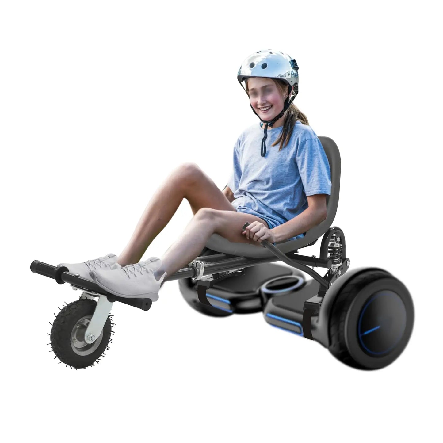 Bymaocar Hoverboard Seat Attachment For Go Kart With Adjustable Frame