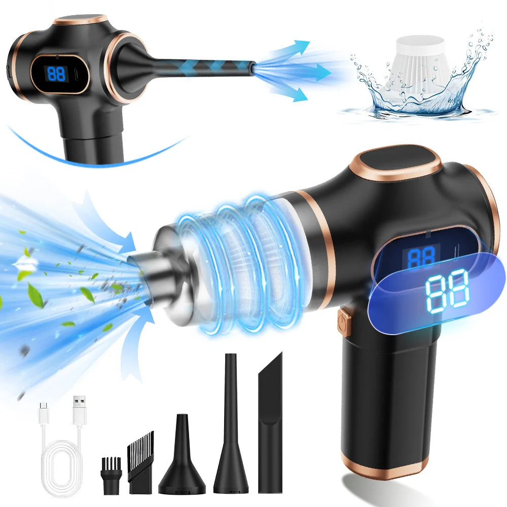 ABS Wireless Car Vacuum Cleaner High Power For Car And Home Cleaning