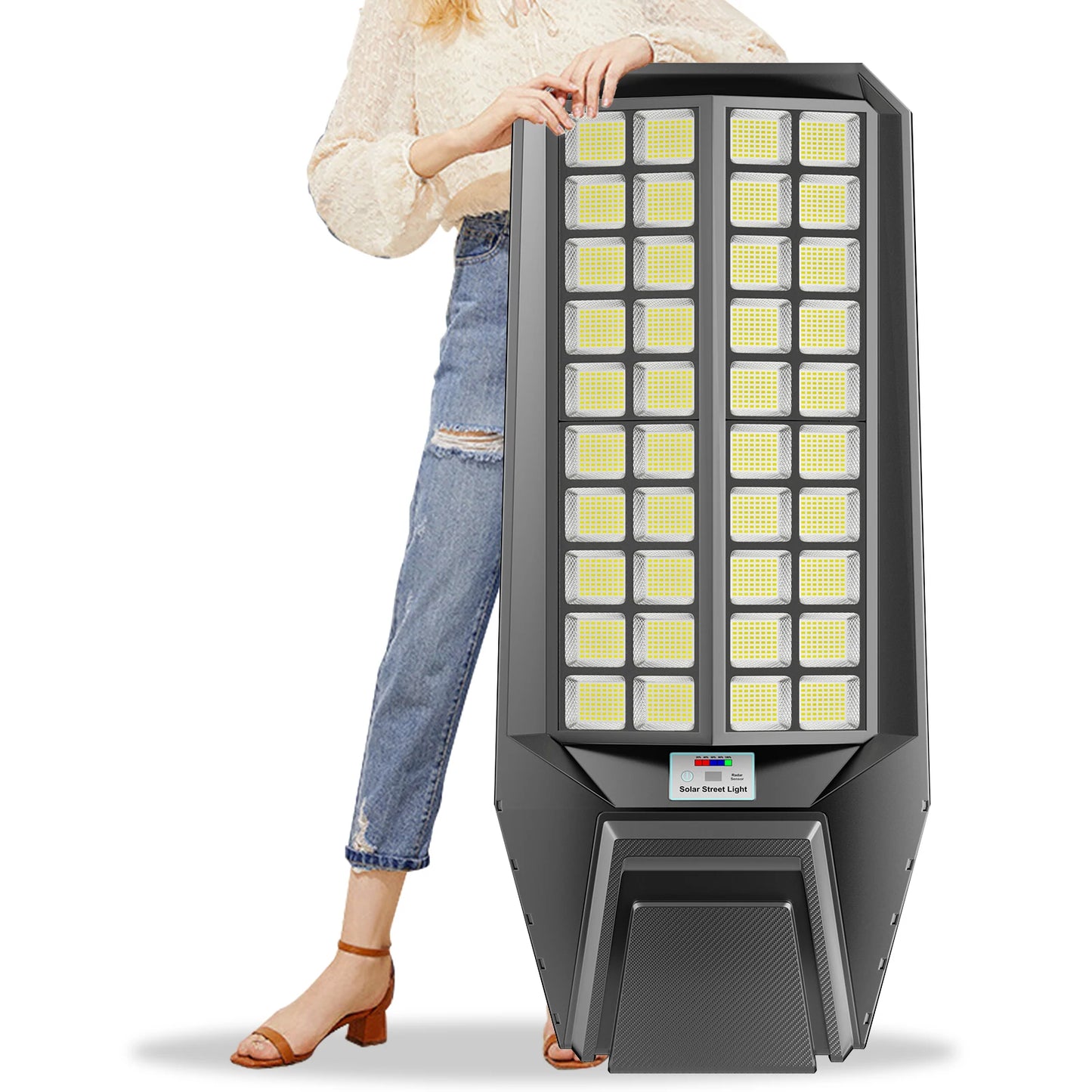 8000W Outdoor Solar Street Light With Motion Sensor IP65 Waterproof LED