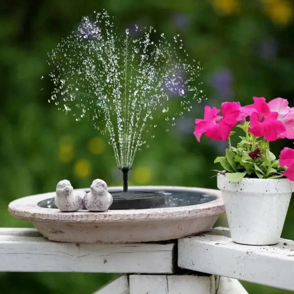 UPWORK Solar Powered Water Fountain Mini Floating Pump for Birdbath